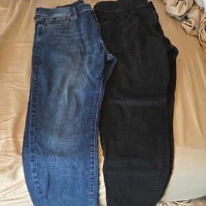 Lucky Brand Blue and Black Jeans